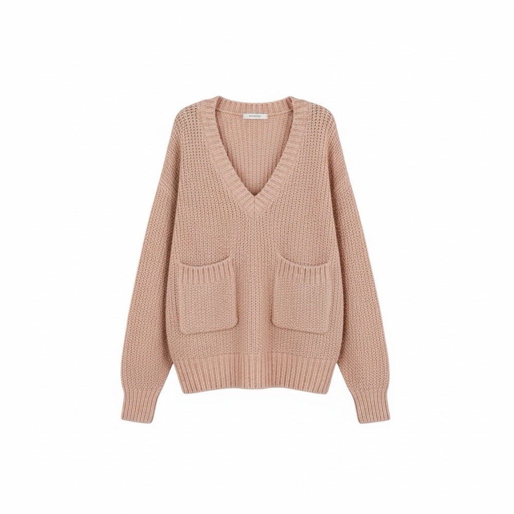 Chloe  Misty Rose Slouchy Chynky sweater